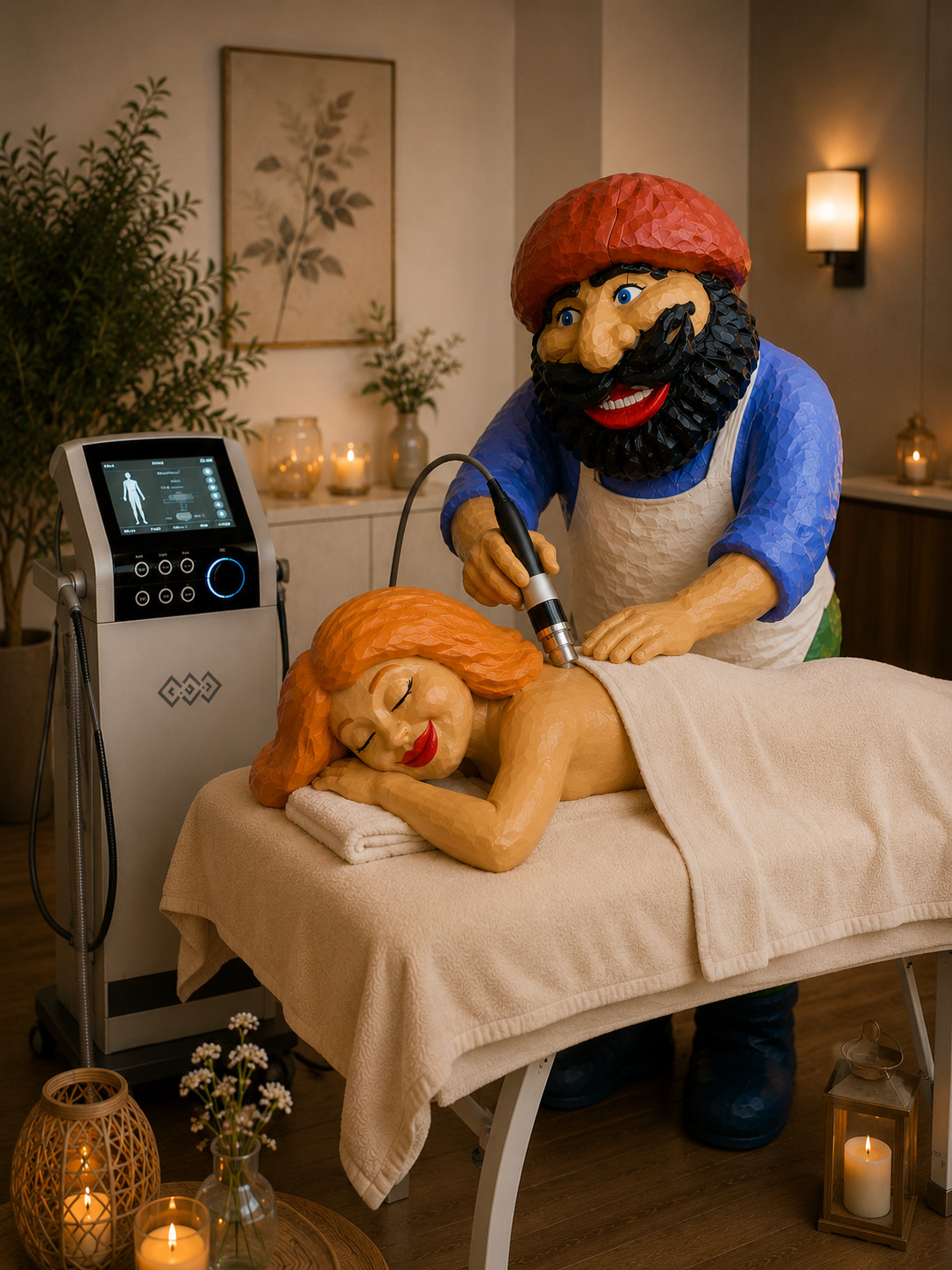 TR-Therapy terapia radiofalowa wspomagająca regenerację tkanek, redukcję bólu i rozluźnienie mięśni